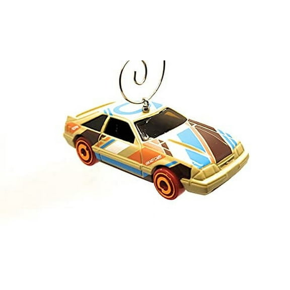 1992 Ford Mustang Christmas Ornament 1:64 Beige Multicolor
