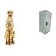 thumbnail image 1 of Escultura Decorativa De Guepardo Dorado Para Armario, Centro De Mesa, Organizador Apilable, Contenedor De Almacenamiento, Adorno Para Oficina, Decoración Del Hogar, 1 of 8