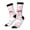 3 Black, variant on Flamingo Print Adult Socks for Men & Women,Calf Socks, Ankle Socks,Boots Socks,Breathable Casual Sock,Unisex Crew Socks