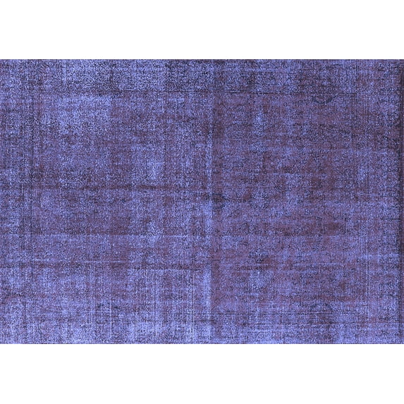 Ahgly Company Indoor Rectangle Oriental Blue Industrial Area Rugs, 2' x 5'