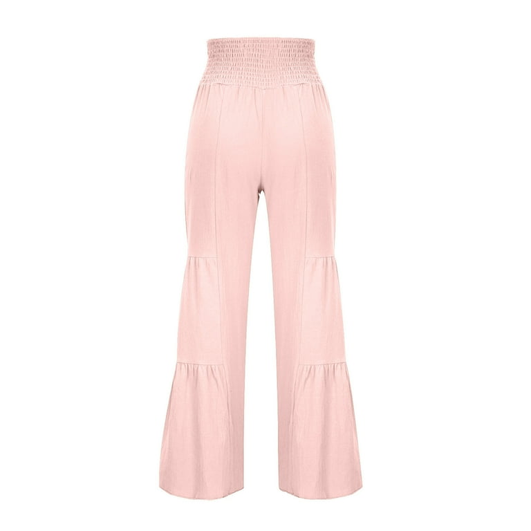 パンツ treat urself lace up frill pants (pink) treat urself lace up frill pants (pink)