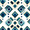 Green Geometric Pattern, variant on Yayeee 100% Cotton Hand Towels for Bathroom 16" x 28" Kitchen Towel, Blue Geometric Pattern