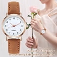 thumbnail image 3 of Luminous Waterproof Watch Ladies Watch Quartz Watch Railroad Watches for Men Wind up Watches for Women with Numbers Womens Digital Wrist Watch That Lights up Men's Wrist Watches and Watches Blue, 3 of 5