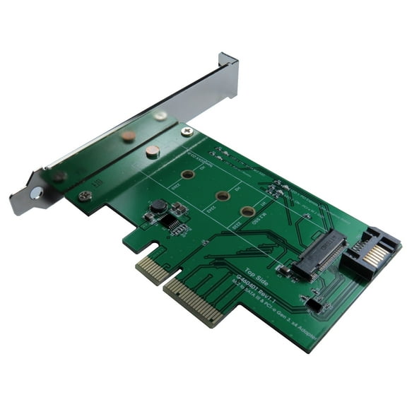 M.2 PCI-e SSD to PCI-e and M.2 SATA SSD to SATA III Converter