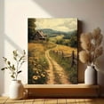thumbnail image 6 of Qisvanset 12x16 Inch Framed Canvas Wall Art Vintage Pastoral Countryside Antique Inspired Rural Home Wall Art, 6 of 8