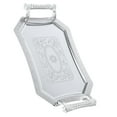 thumbnail image 3 of Stainless Steel Tray Table Centerpiece Food Fruit Snacks Serving Tray with Handles, 3 of 9
