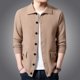 thumbnail image 5 of Nuevo abrigo tipo cárdigan con botones de moda para otoño e invierno, abrigo tipo suéter de punto a la moda para hombre, 5 of 5