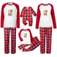 thumbnail image 6 of Odeerbi Matching Family Christmas Pajamas Sets Xmas Family Home Wear Sets 2025 Casual Printed Top with Bottom Outfits Loungewear Sleepwear Jammies for Kids, 6 of 7
