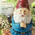 thumbnail image 6 of Alpine Corporation 12-Inch Bearded Garden Gnome Statue with Red Hat, 6 of 12