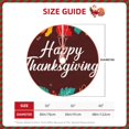 thumbnail image 2 of Balery Happy Thanksgiving Printed Christmas Tree Skirt , Merry Christmas Party Christmas Tree Decoration,Adjustable Tree Skirt-36", 2 of 6