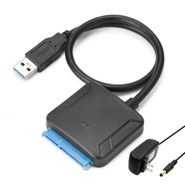 USB 3.0 to SATA hard drive converter cable compatible with 2.5-inch 3.5-inch HDD SSD