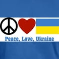 thumbnail image 3 of CafePress - Peace Love Ukraine Men's Classic T Shirt - Men's Fitted T-Shirt, 3 of 4