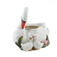 thumbnail image 6 of LuxenHome White Resin Swan Family Planter, 6 of 9