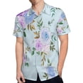 thumbnail image 4 of High Quality Hawaiian Shirts for Men Short Sleeve Aloha Beach Shirt Floral Summer Casual Button Down Shirts Blouses 9VTYXN, 4 of 7