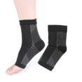 thumbnail image 1 of 1 Pair Copper Infused Compression Socks Ankle Support Pain Relief Socks New, 1 of 12