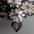 thumbnail image 5 of Pioneer Flower Floral Print Pattern Square Tablecloth,Waterproof Square Table Cover,Wipeable Spillproof Washable Table Cover for Home Kitchen Party Decor 52"x52"(132x132cm), 5 of 6