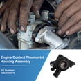 thumbnail image 2 of Unique Bargains Plastic Engine Coolant Thermostat Housing Assembly for MERCEDES W168 1998-2005 Replace No.6682030075 1 Pcs, 2 of 7