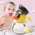 thumbnail image 2 of Juguete De Pato De Ducha De Bebé De Pvc Flotante De Ducha De Dibujos Animados Amigable Con La Piel Bebé Juguete De Ducha De Bebé Encantador No Tóxico Para Baño De Bebé Ducha De Bebé Vogacara FN002910-00, 2 of 5