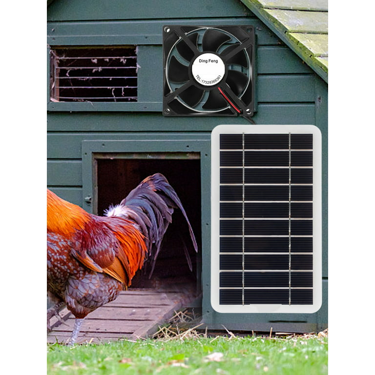 Waterproof solar Exhaust Fan Cooling Ventilator Extractor Fan 10W for  Chicken coops poultry RV Car Shed