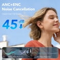 thumbnail image 4 of Open Ear Earbuds, Bluetooth 6.0 Wireless Earbuds with Ear Hooks, 64Hrs Playtime Bluetooth Headphones, HD Stereo Bass Over Ear Earphones, IP8 Waterproof Ear Buds for Workout/Running, Black, 4 of 9