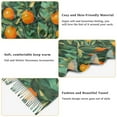 thumbnail image 5 of FORMRS Womens Scarf Winter Soft Long Big Warm Shawls Wrap Tassel Scarves, Orange Tree Pattern, 5 of 9