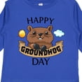 thumbnail image 4 of Inktastic Happy Groundhog Day Cute Boys or Girls Long Sleeve Toddler T-Shirt, 4 of 5