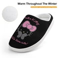 thumbnail image 4 of Kids Slippers Hello Kitty House Slippers Warm Soft Plush Slipper Anti-Slip Winter Fluffy House Shoes for Boys Girls, 4 of 7