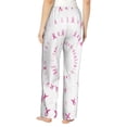 thumbnail image 3 of Fotbe Breast Cancer Awareness (4) Women's Pajama Pants,Sleepwear Pants,Pj Bottoms Drawstring And Pockets-Large, 3 of 9