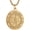 Celtic Gold, variant on Knights Templar Put On The Whole of God Ephesians 6:13-17 Red Cross Design Stainless Steel Necklace for Men