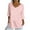 Pink-3/4 sleeve tops for women, variant on AnuYalue Summer Tops for Women V Neck 3/4 Length Sleeve Shirt Cute Polka Dots Blouses Loose Fit T-Shirt