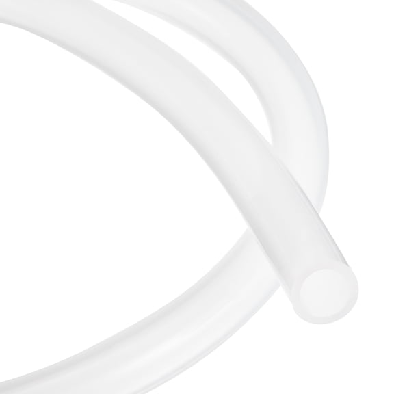 Uxcell 9.5mm ID x 14.3mm OD 6ft(2m) Silicone Tubing for Conveying Liquids or Gases Black Silicone Hollow Hose