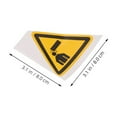 thumbnail image 2 of BESTYASH 4Ud Pegatinas De Advertencia Triangular PVC Para Evitar Golpes En En Áreas De, 2 of 8