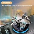 thumbnail image 3 of SharkTRUE Car Air Freshener Airplane Dashboard Rotating Aircraft Fragrance Ornament, 3 of 8
