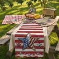 thumbnail image 4 of EGNMCR Memorial Day Decorations,4Th of July Decorations 4th Of July Decorative Tablecloth And Table Runner Independence Day Patriotic Table Linen Set Dining Table Home Decoration Linen runner, 4 of 6