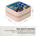 thumbnail image 2 of Autua Underwater World Travel Jewelry Box for Necklace, Ring, Earring - Compact Size and Secure Zipper Design Pink, 2 of 5