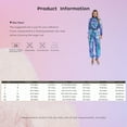 thumbnail image 7 of Aislor Women's Astronaut Costume Metallic Shiny Zipper Jumpsuit Halloween Dress Up Party Blue S, 7 of 7