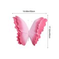 thumbnail image 3 of Blue Butterfly Veils Flower Decoration for Weddings and Festivals, DIY Plastic Décor for Outdoor Parties, Versatile 3D Floral Scene Arrangement, Perfect for Courtyard and Event Decor, 3 of 6