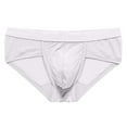 thumbnail image 1 of Posijego Bikini Briefs for Men Seamless Low Rise Breathable Underwear Stretchy Comfortable Soft Panties, 1 of 4