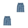 thumbnail image 1 of Guardurnaity Ropa interior de hombre Bóxer tejido Pantalones cortos masculinos Transpirable Suavidad Lavable Ropa de dormir Pantalones de algodón Verde METRO 2piezas, 1 of 6