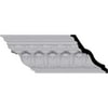 8 1/4"H x 8"P x 11 1/2"F x 94 1/2"L, Acanthus Leaf with Bead & Barrel Crown Moulding
