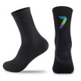 thumbnail image 1 of Tignapoo Reflective Digital Cycling Socks for All-Season Outdoor Sports - Black with Number Design, One Size Fits 39-46, Lightweight & Breathable, 1 of 7