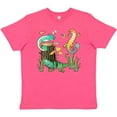 thumbnail image 3 of Inktastic Cute Lizards Hanging out Youth T-Shirt, 3 of 5