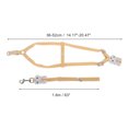 thumbnail image 4 of Unique Bargains Bunny Style Pet Leash Kit Ergonomic Dog Leash Kit for Dog 63" Long Yellow, 4 of 6