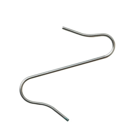 

100PCS Metal Ornament Hooks S-shaped Swirl Hanger Christmas Tree Decoration Accessories Silver