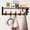 Brown, variant on 4 in 1 Coat Rack Wall Mount with Shelf, Coat Hooks 25.2" Entryway Coat Hanger with Key Hooks and Mail Holder, Wall Hooks with Shelf, Hat Rack for Wall Key Holder Mail Organizer