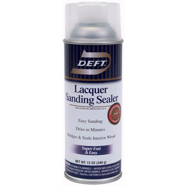 Deft Smooth Clear OilBased Lacquer Sanding Sealer 12 oz