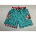 thumbnail image 1 of Grizzlies Retro Embroidered Zipper Pocket Shorts Basketball Embroidered Shorts -WEVALLEY, 1 of 2