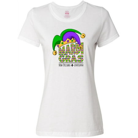 Inktastic Mardi Gras New Orleans Louisiana Jester Hat Women s T-Shirt