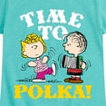 thumbnail image 3 of Peanuts - Time To Polka - Toddler & Youth Girls Short Sleeve Graphic T-Shirt, 3 of 6