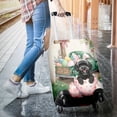 thumbnail image 3 of Easter Egg Portuguese Water Dog Bunny Ear Welcome Spring Truck Travel Luggage Cover PWD Portie Fishing Dog Lover Suitcase Dust Protective Decor - 12002, 3 of 5